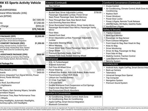 Used 2024 BMW X5 xDrive40i w/ Premium Package image 51