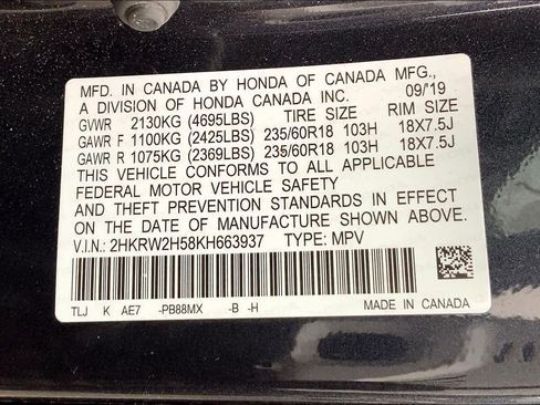 Used 2019 Honda CR-V EX image 37