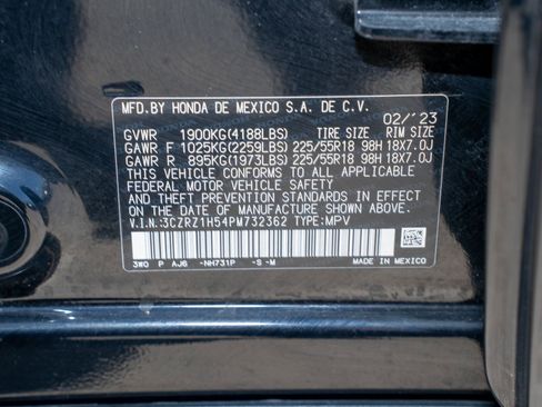 Certified 2023 Honda HR-V Sport image 36