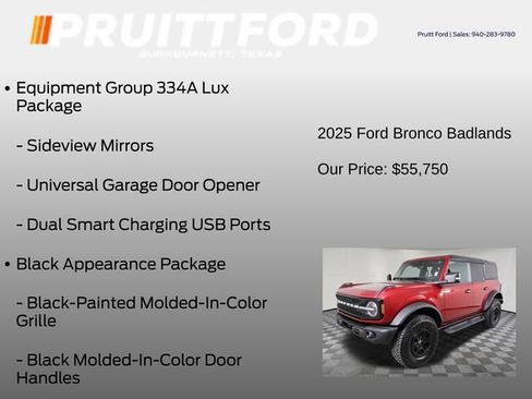 Used 2025 Ford Bronco Badlands AWD/4WD image 19