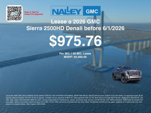 New 2026 GMC Sierra 2500 Denali w/ Denali Reserve Package AWD/4WD image 3