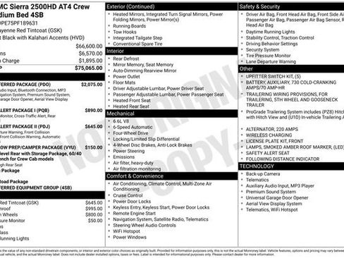 Used 2023 GMC Sierra 2500 AT4 w/ AT4 Preferred Package image 4