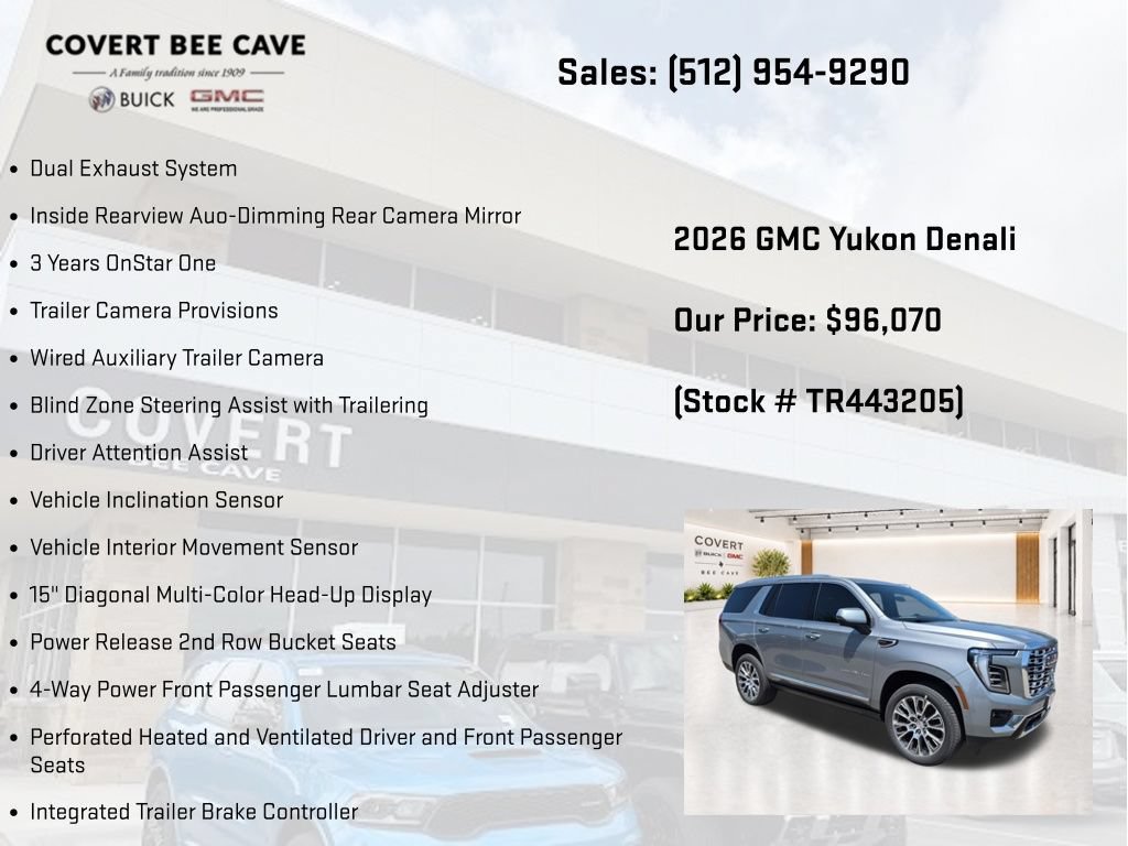New 2026 GMC Yukon Denali w/ Denali Reserve Package AWD/4WD image 31