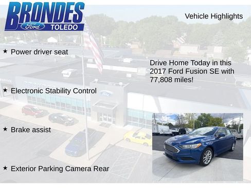 Used 2017 Ford Fusion SE w/ Fusion SE Technology Package FWD image 11