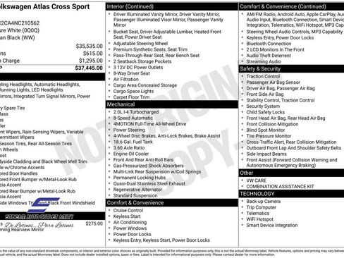 Used 2022 Volkswagen Atlas Cross Sport SE image 44