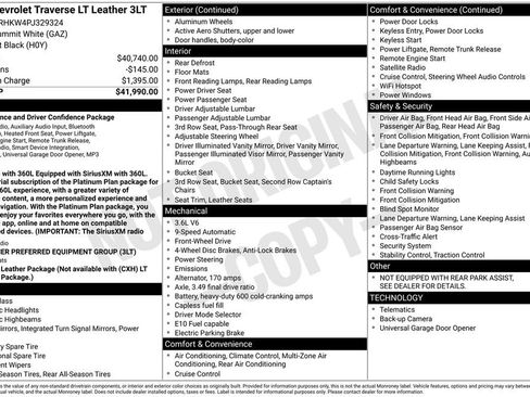 Used 2023 Chevrolet Traverse LT FWD image 6