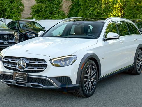 Used 2022 Mercedes-Benz E 450 4MATIC All-Terrain Wagon w/ Sun Protection Package image 3