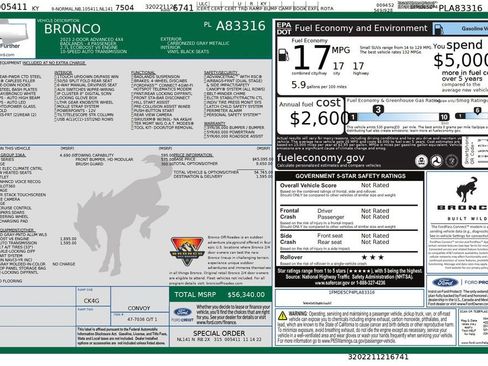 Used 2023 Ford Bronco Badlands image 38