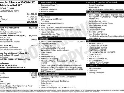 Used 2023 Chevrolet Silverado 3500 LTZ AWD/4WD image 27