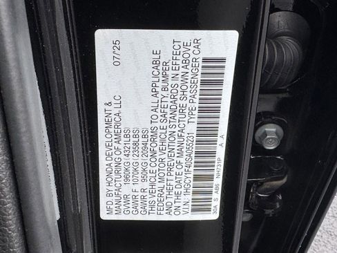 Certified 2025 Honda Accord SE image 26