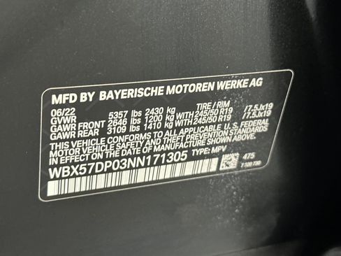 Certified 2022 BMW X3 xDrive30i w/ Convenience Package w/ZPA image 20