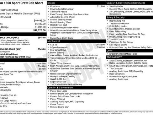 Used 2017 RAM 1500 Sport w/ Convenience Group image 2