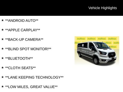 Certified 2024 Ford Transit 350 XLT RWD image 12