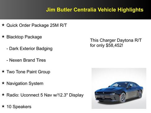 New 2025 Dodge Charger Daytona R/T w/ Quick Order Package 25M R/T AWD/4WD image 7