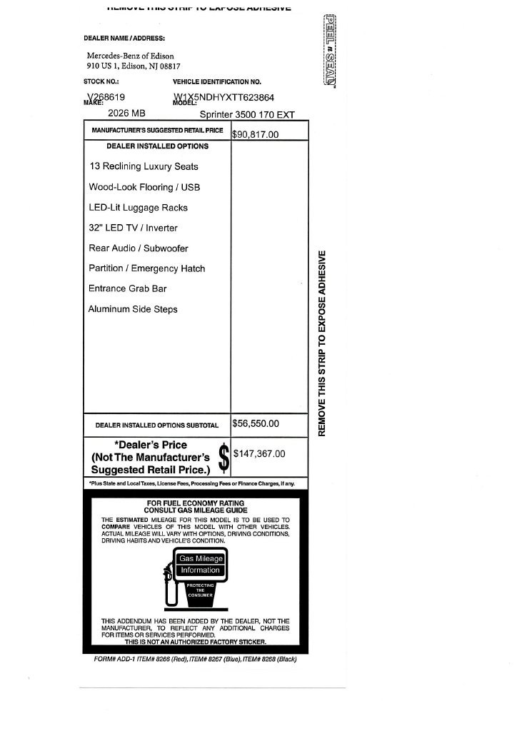 New 2026 Mercedes-Benz Sprinter 3500 image 8