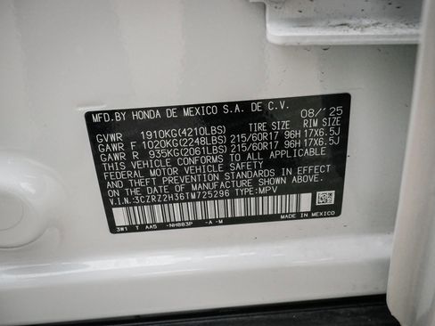 Used 2026 Honda HR-V LX image 33