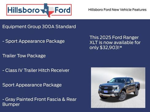 New 2025 Ford Ranger XLT w/ Trailer Tow Package image 4