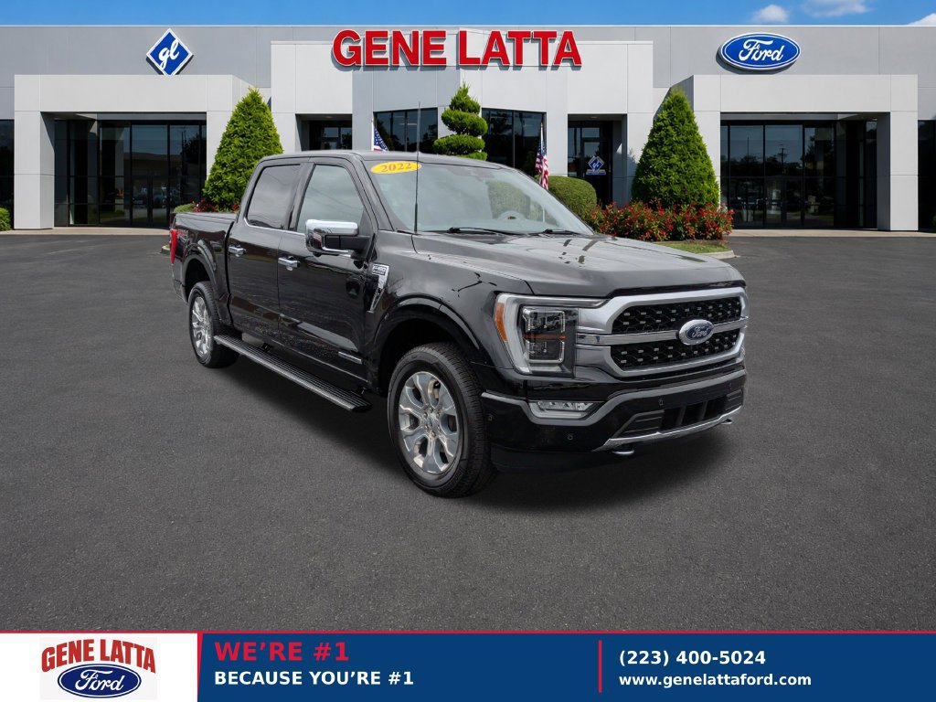 Certified 2022 Ford F150 Platinum w/ Equipment Group 701A High AWD/4WD 360° Tour