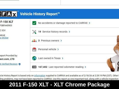 Used 2011 Ford F150 XLT w/ XLT Chrome Pkg image 9