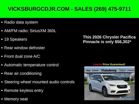 New 2026 Chrysler Pacifica Pinnacle w/ Trailer Tow Group image 22