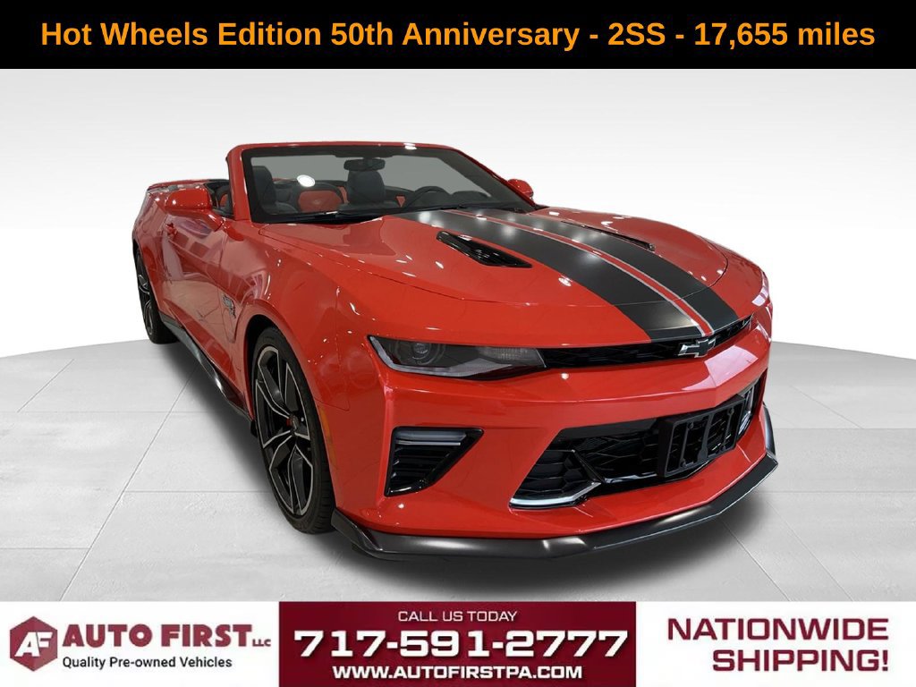 Used 2018 Chevrolet Camaro SS w/ Hot Wheels Edition RWD image 1