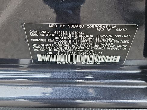 Used 2019 Subaru Crosstrek 2.0i Limited w/ Moonroof Package image 6