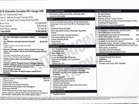 Used 2019 Chevrolet Corvette ZR1 image 41