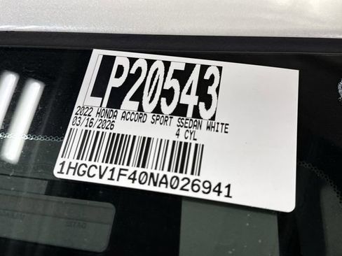 Used 2022 Honda Accord Sport Special Edition image 28