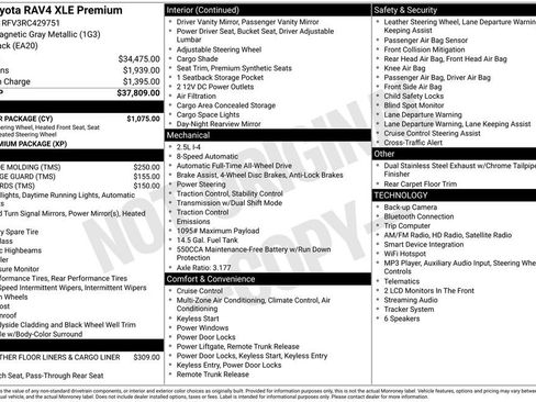Used 2024 Toyota RAV4 XLE Premium w/ Weather Package AWD/4WD image 9