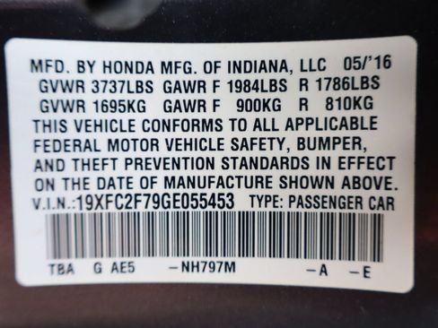 Used 2016 Honda Civic EX image 47