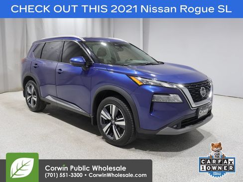 Used 2021 Nissan Rogue SL AWD/4WD image 1