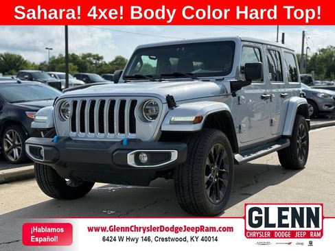 Used 2022 Jeep Wrangler Unlimited Sahara w/ Cold Weather Group AWD/4WD image 1