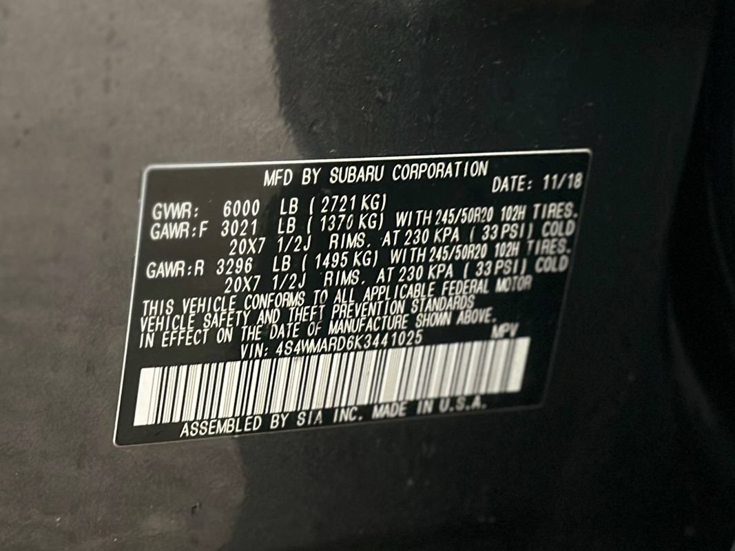 Used 2019 Subaru Ascent Touring AWD/4WD image 37