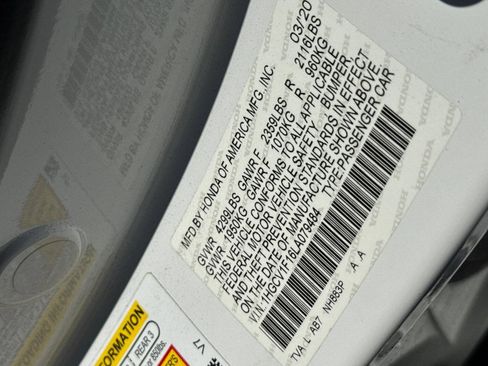 Certified 2020 Honda Accord LX image 27