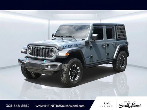 Used 2024 Jeep Wrangler Unlimited Rubicon 4xe w/ Technology Group image 1