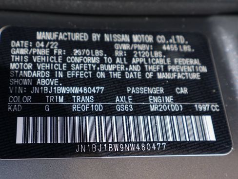 Used 2022 Nissan Rogue Sport SV AWD/4WD image 44