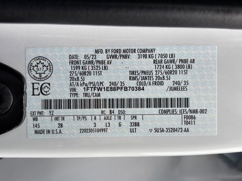 Used 2023 Ford F150 Lariat w/ Equipment Group 502A High AWD/4WD image 37