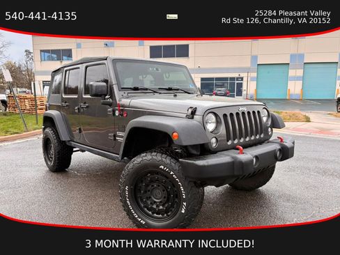 Used 2017 Jeep Wrangler Unlimited Sport w/ Quick Order Package 24S AWD/4WD image 1