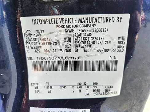Used 2012 Ford F550 2WD Regular Cab Super Duty w/ PWR Equipment Group image 49