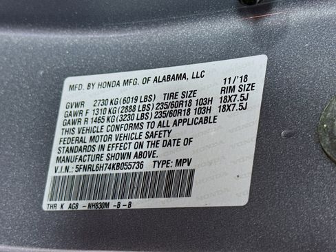 Used 2019 Honda Odyssey EX-L image 38