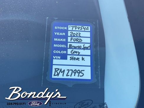 Used 2022 Ford Bronco Sport Big Bend w/ Convenience Package image 25
