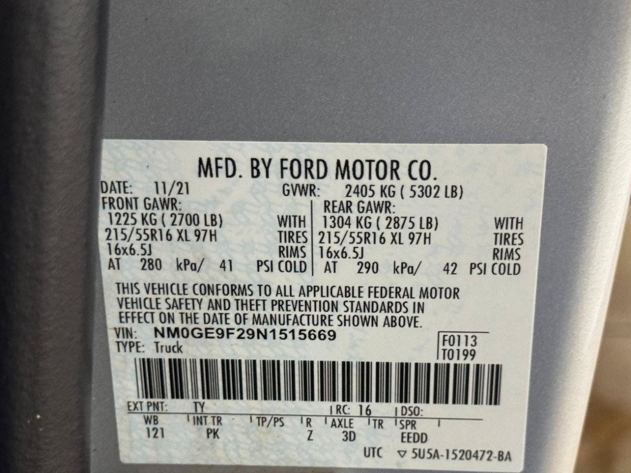 Used 2022 Ford Transit Connect XLT FWD image 62
