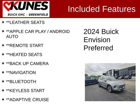 Used 2024 Buick Envision Preferred AWD/4WD image 2