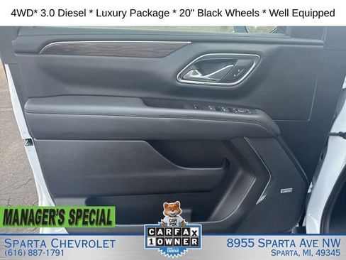 Used 2023 Chevrolet Tahoe LT w/ Luxury Package AWD/4WD image 9