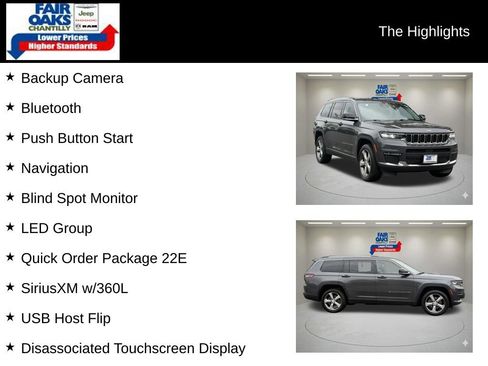 Used 2021 Jeep Grand Cherokee L Limited AWD/4WD image 2