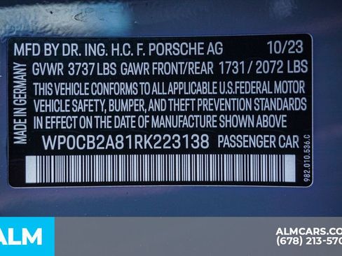 Used 2024 Porsche 718 Boxster S w/ Premium Package image 61