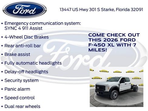 New 2026 Ford F450 XL AWD/4WD image 25