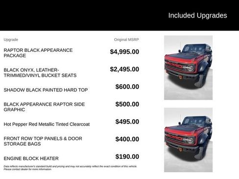 Used 2024 Ford Bronco Raptor AWD/4WD image 5