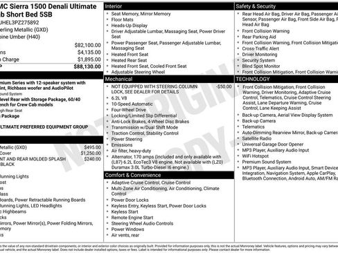 Certified 2023 GMC Sierra 1500 Denali Ultimate AWD/4WD image 37