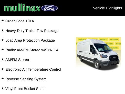 New 2025 Ford Transit 350 148 High Roof Extended w/ Load Area Protection Package image 15